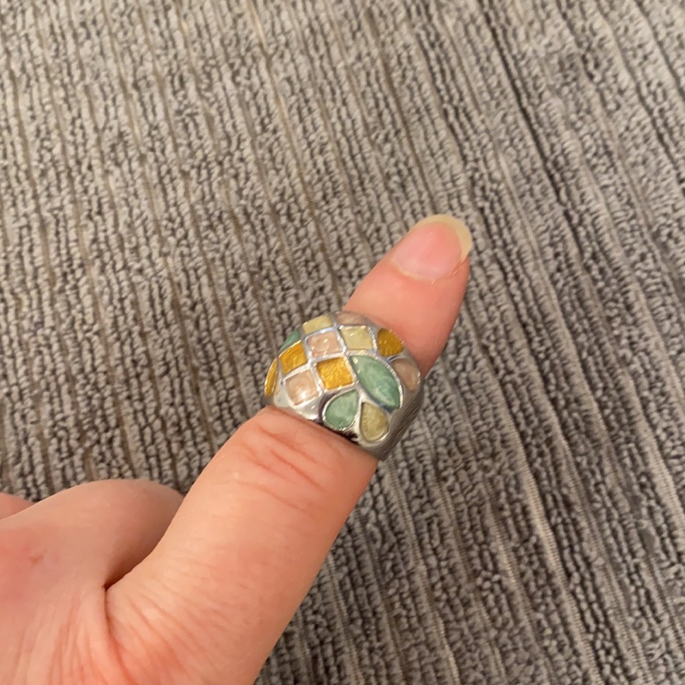 Silver statement ring - Picture 3 of 3